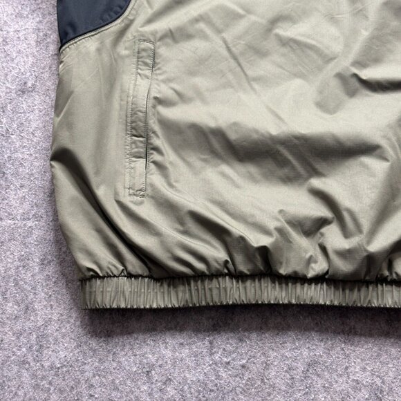 FootJoy DryJoys 1/2 Zip Pullover Windbreaker Jacket Men L Green Diamond Run - Picture 5 of 15